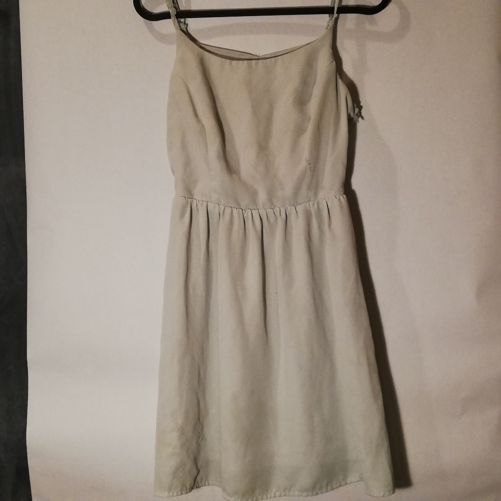 Urban Outfitters back cross seafoam dress